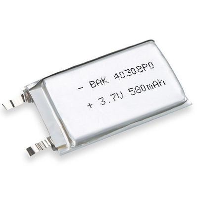3.7V 580mah Rechargeable Li Polymer Battery High Capacity Flexible Rechargeable Lipo Battery