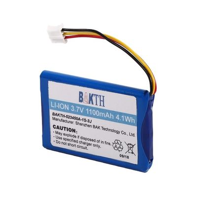 523450 3.7v 1100mah 1s1p Rechargeable Portable Smart Li-ion Battery Pack