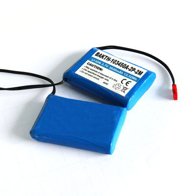 Hot Sale Customized Lithium Battery BAKTH-103450A-2P-2M 3600mAh High Energy for Ski Boots Lithium Ion Batteries