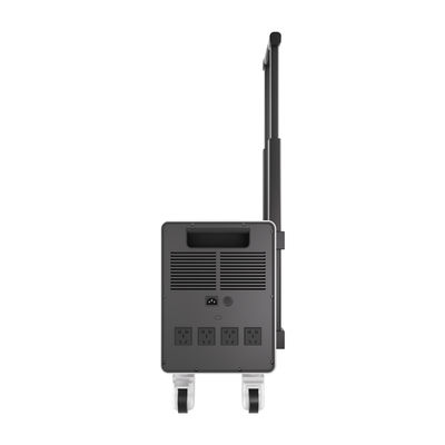 51.2V 48Ah Portable Power Station For Outdoor Camping With Pull Rod And Wheel