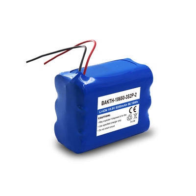 Custom 10.8V 5200mAh 3S2P 18650 Li-ion Battery Pack for Industrial Equipment