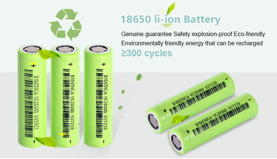 18650CA 18500 Rechargeable Li Ion Battery 2250mah 3.6v Customized