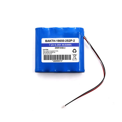 18650 Lithium Ion Power Bank Rechargeable Lithium Ion Battery Pack 7.2V 6.2Ah