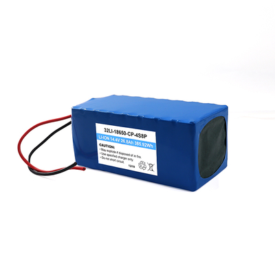 14.4V 26.8V 4S8P Lithium 18650 Li Ion Battery Pack