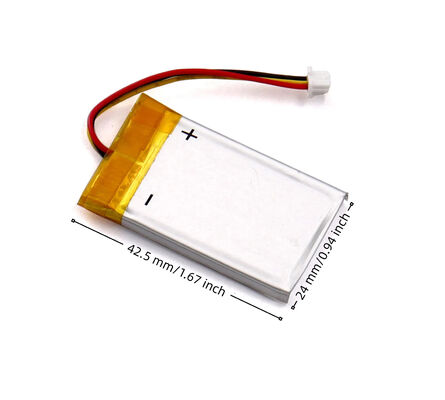 3.7V 350mAh LP-422339-PACK Li-Polymer Battery for Smart Wearables & IoT Devices