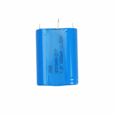 7.2V 1600mAh NCM Lithium Battery Pack 18490-2S1P for Compact High-Voltage Devices