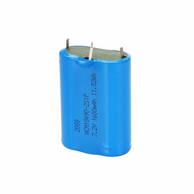 7.2V 1600mAh NCM Lithium Battery Pack 18490-2S1P for Compact High-Voltage Devices