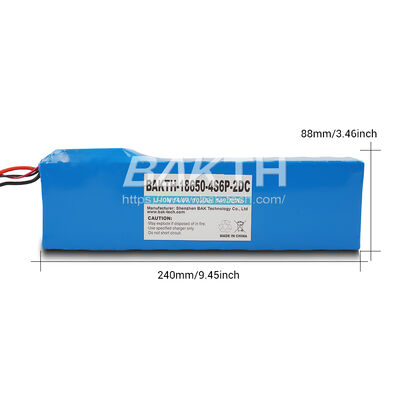 Portable Power Station BAKTH-18650-4S6P-2DC 14.4V 10400mAh Rechargeable Battery 