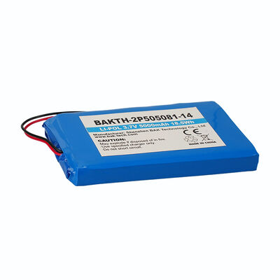 High-Density 2P 505081 Cells 3.7V 5000mAh Rechargeable Li-Pol Battery Pack for Tablets