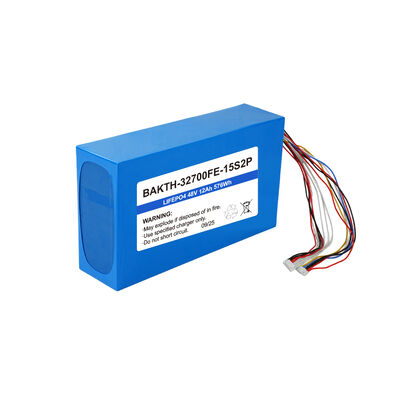 BAKTH-32700FE-15S2P 48V 12Ah LiFePO4 Golf Cart Battery Pack for Energy Storage Systems