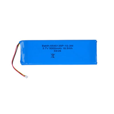 High Quality Rechargeable Lithium Polymer Battery Pack 3.7V 5000mAh