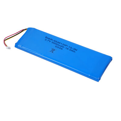 High Quality Rechargeable Lithium Polymer Battery Pack 3.7V 5000mAh