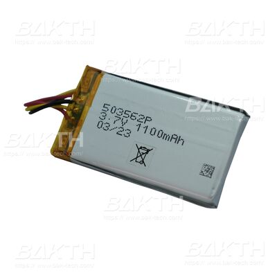 Customizable Battery Pack BAKTH-503562P-1S-3 Ideal For Consumer Electronics, Medical Devices