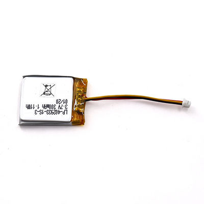 Square Li Polymer Battery Pack 3.7V 300mah Customizable For Electronics
