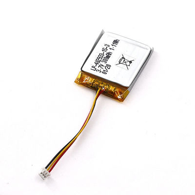 Square Li Polymer Battery Pack 3.7V 300mah Customizable For Electronics
