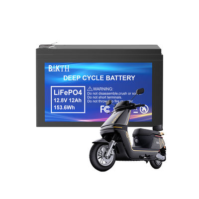 Wholesale BAKTH-32700-4S2P 12.8V 12Ah LiFePO4 Battery Lithium Ion Battery Pack for Electric Bicycles
