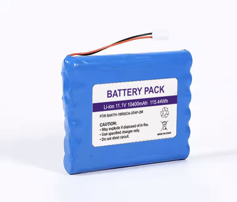 18650 Lithium Ion Battery Packs 11.1V 10.4Ah 10400mAh Rechargeable Battery for Electric Bike
