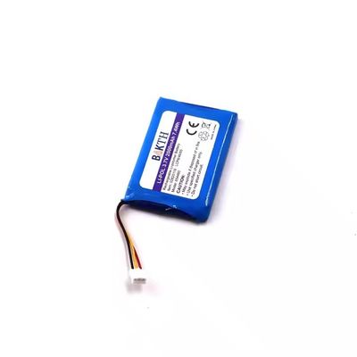 BAKTH Rechargeable Battery Pack 654460P-1S-3J 3.7V 2000mAh Lithium Polymer Battery for Electronic Appliance