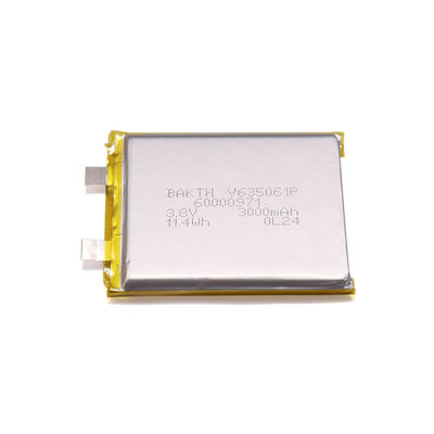 3.7V 1700mAh Rechargeable Li Ion Battery Lithium Polymer Cell 103450AR2 For Notebook