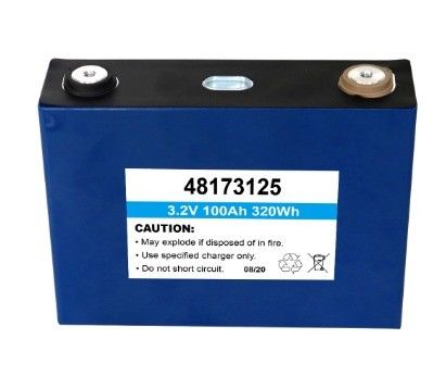 Prismatic Lipo4 Battery Cell 3.2V 100Ah 48173125 Rechargeable Lifepo4 Prismatic Battery Cell for Golf Cart