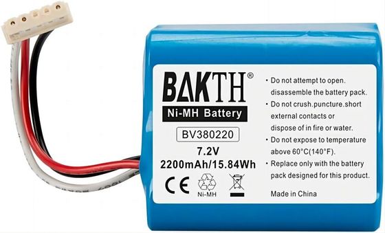 BAKTH 7.2V 2200mAh Nickel Metal Hydride Car Battery Nickel Metal Hydride Battery Cells