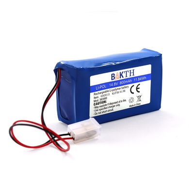 Hot Sale High Quality Wholesale 383560 4S1P Li-pol Batteries 14.8v 800mah Rechargeable Li-pol Battery Pack