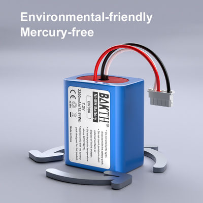 7.2V 2200mAh Nickel Metal Hydride Battery Pack Robotic Vacuum Cleaner Use 15.84wh