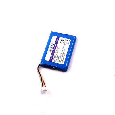 BAKTH-654460P-1S-3J 3.7V 2000mAh Lithium Polymer Battery Pack Rechargeable Battery Pack for Electronic Appliance
