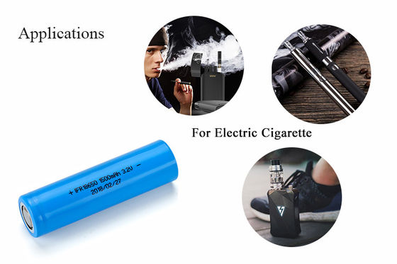 3.2V 1000Mah Rechargeable Li Ion Battery 1500mAh Cylindrical Lifepo4 Battery Cell IFR 18500FE