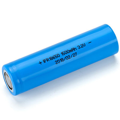 Deep Cycle LiFePO4 Batteries 18650FE 3.2v 1500mAh Cylindrical Lithium Iron Phosphate Battery