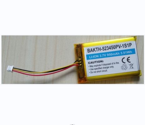 Power Tool Batteries BAKTH-523450PV-1S1P 3.7V 950mAh Real Capacity Lithium Polymer Battery Pack