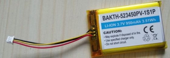 Power Tool Batteries BAKTH-523450PV-1S1P 3.7V 950mAh Real Capacity Lithium Polymer Battery Pack