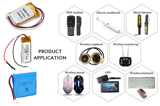 Rechargeable High Capacity Battery Lipo 3.7v Small Lithium Polymer Battery Pack 560mAh