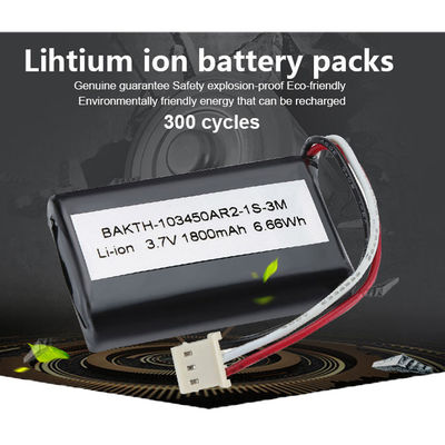 Factory Price Smart Charger Power 103450 Li-ion Prismatic Battery Pack 3.7v 1800mah