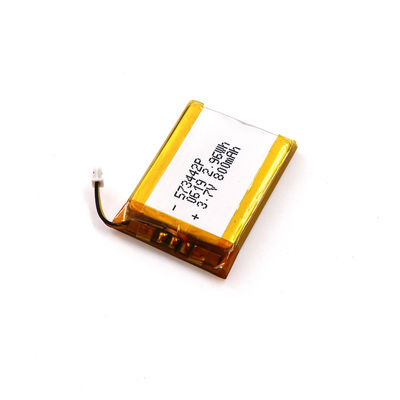 3.7V 800mAh LP-573442-1S1P-3 Rechargeable Lithium Polymer Batteries Pack for LED Lights Lithium Ion Batteries