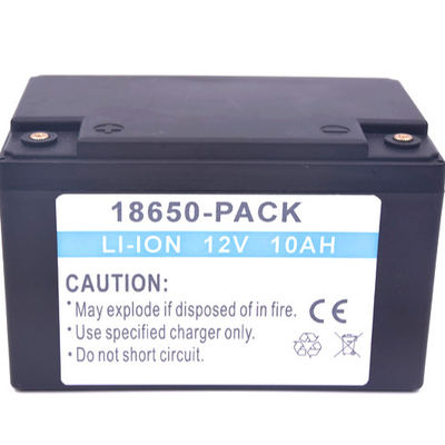 Big Capacity 10Ah 12V 18650 Li Battery Pack INR ICR 120wh Lithium Rechargeable Battery for Power Tools