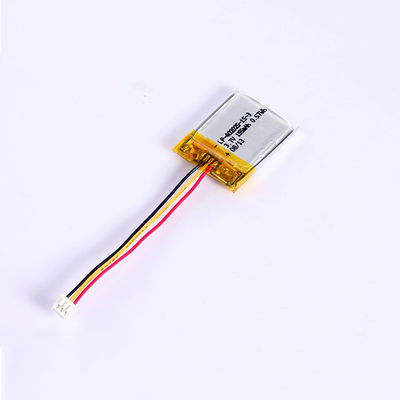Smallest Li Polymer Battery Pack 3.7V 155Mah Li Polymer Battery With Wires