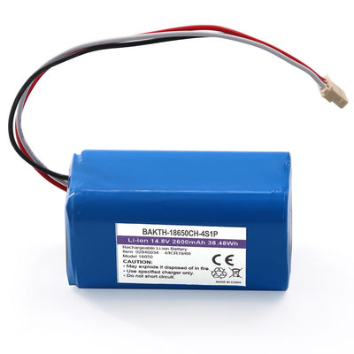 Rechargeable Electric Toy Batteries BAKTH-18650CH-4S1P 14.8V 2600mAh Lithium Ion Battery Pack for Solar Streetlight