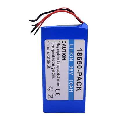 Customized 18650 Lithium Battery 10S4P 36V 10Ah Rechargeable Li-Ion Battery Pack for Booster Car