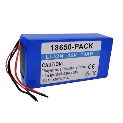 Customizable High-Performance Li-ion Batteries 18650 10S4P 24V 36V 48V 10Ah Lithium Battery Pack for E Bike