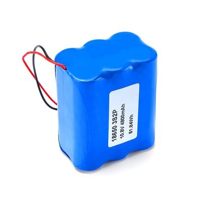 OEM Customizable Li-Ion Battery Pack 18650 3S1P 3S2P 3S4P 3S7P 11.1V 4800mAh Lithium Batteries for Full Applications