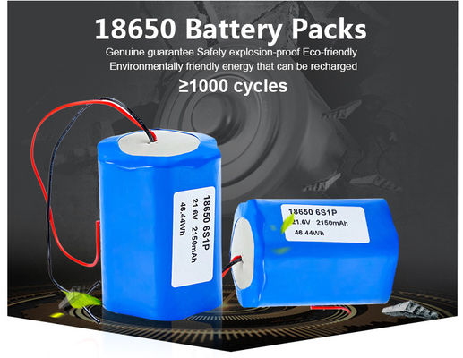 Wholesale Battery Wrap 18650 21.6 Volt 2150mah Rechargeable Lithium Ion Battery Pack