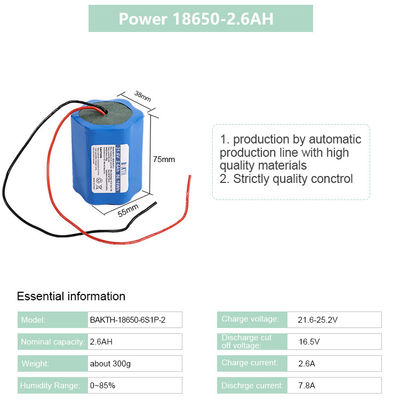 Wholesale Battery Wrap 18650 21.6 Volt 2150mah Rechargeable Lithium Ion Battery Pack