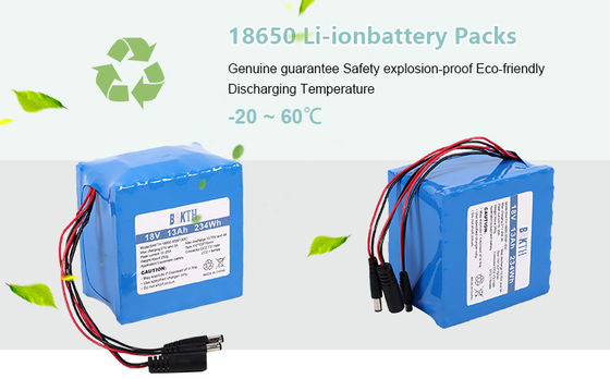 Custom Golf Carts Use Li Ion Battery Packs High Power BAKTH-18650-5S5P-3DC 18V 13Ah Rechargeable Lithium Battery Pack