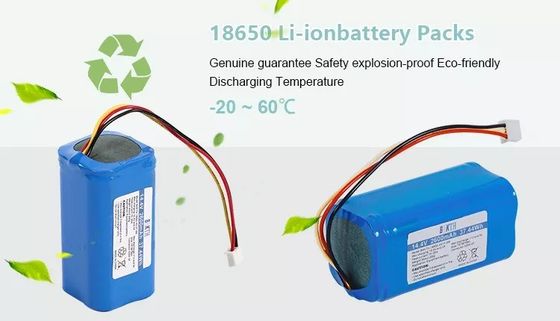 18650 4S1P 14.8v 2600mAh 100% High Quality Customized 18650 Li-ion Battery Pack for Robot Vacuum