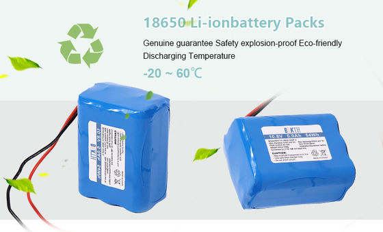 BAKTH Battery Pack 18650 Dry 5.0AH Rechargeable 3s Lithium Ion Battery Pack 10.8V