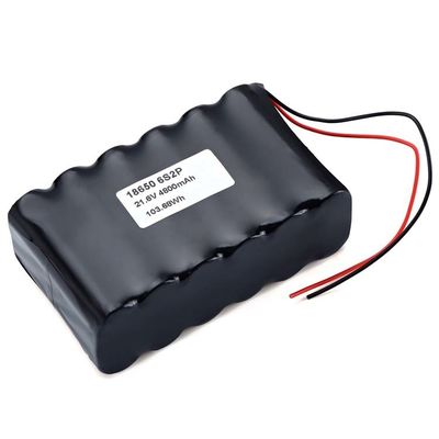 21.6V Rechargeable Lithium Ion 4800mAh 18650 Li-ion Battery Packs