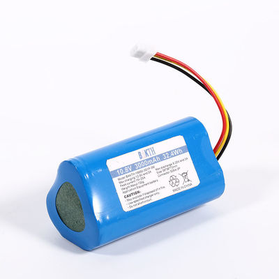 Rechargeable 10.8v 3000mah Li-ion Battery 18650 Lithium Ion Battery Pack for Consumer Electronics