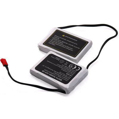 Rechargeable 3.7v 2600mah BAKTH-763448A-1S2P-2M Li-ion Battery Pack for Snow / Ski Boots