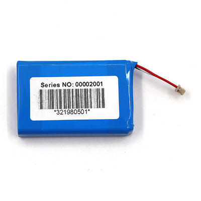 Customized Rechargeable Lithium Ion Battery Pack 523450AR 3.7V 2400mAh for Electric Consumer Appliance